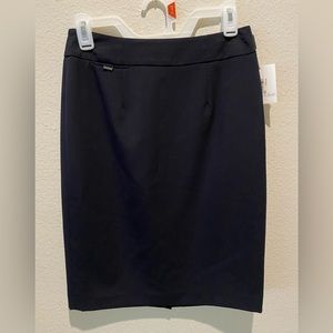 Calvin Klein navy pencil skirt